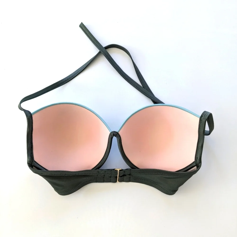 Shade & Shore Stripe Bikini Top - 36DD - Picture 2 of 6